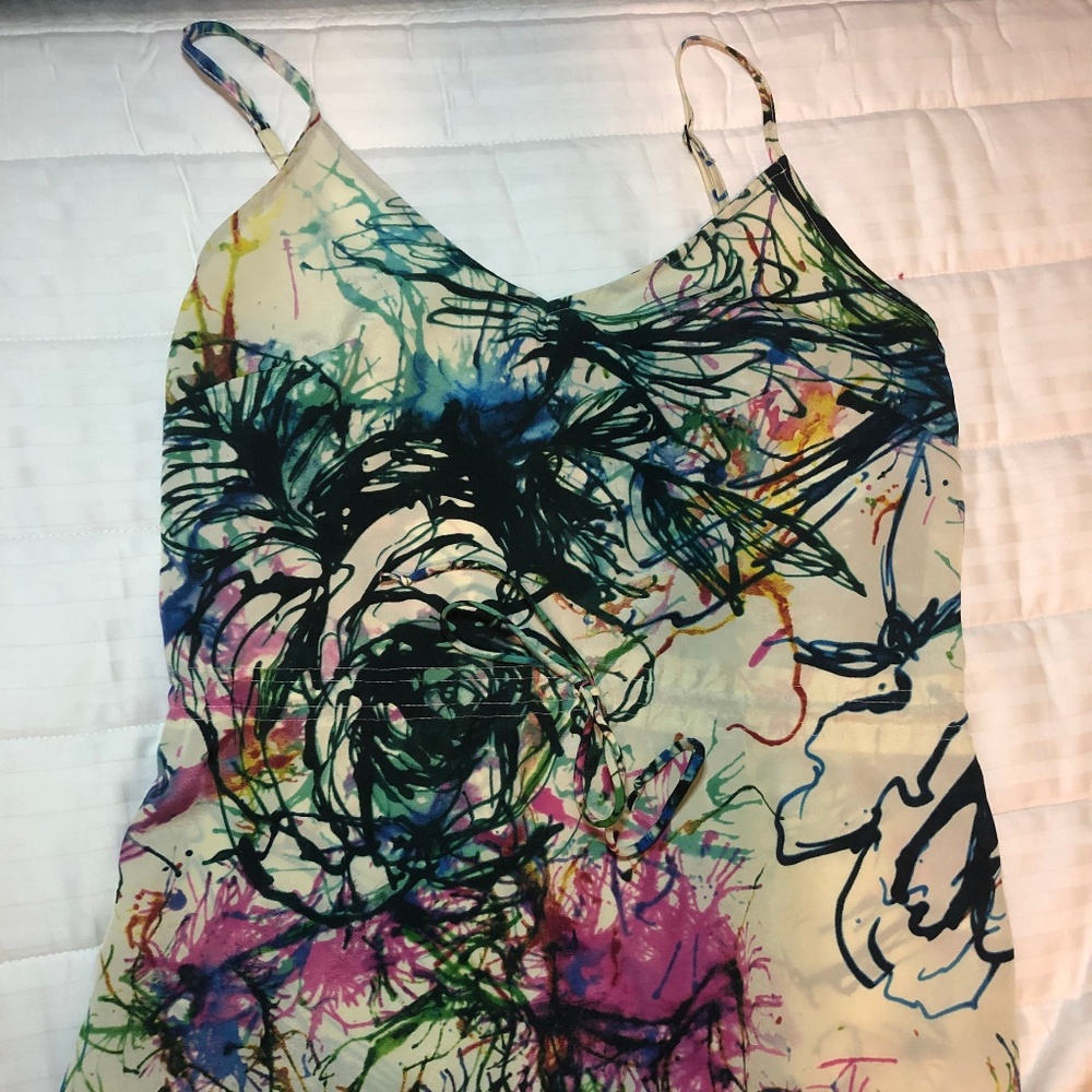 Colorful Eight Sixty spaghetti strap blouse